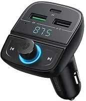 Автомобильное зарядное устройство UGREEN CD229, (FM&Bluetooth Transmitter&Car Charger + TF Slot), Черный