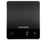 Весы кухонные Redmond RS-M765 (электронные/ платформа/ предел 10 кг/ точность 1 г/ измерение объема жидкости, тарокомпенсация)