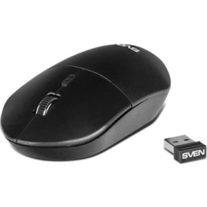 Беспроводная мышь SVEN RX-515SW USB 800/1200/1600dpi black беспроводная вертикальная мышь sven rx 580sw usb 800 1200 1600dpi gray