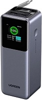 Портативная батарея Ugreen PB726, (USB/Type-C/165W/FC/LED индикатор + кабель Type-C) 20000мАч, Cерая (55987B)