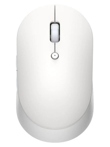цена Беспроводная мышь Xiaomi Mi Mouse Silent Edition Dual Mode, белая (HLK4040GL)