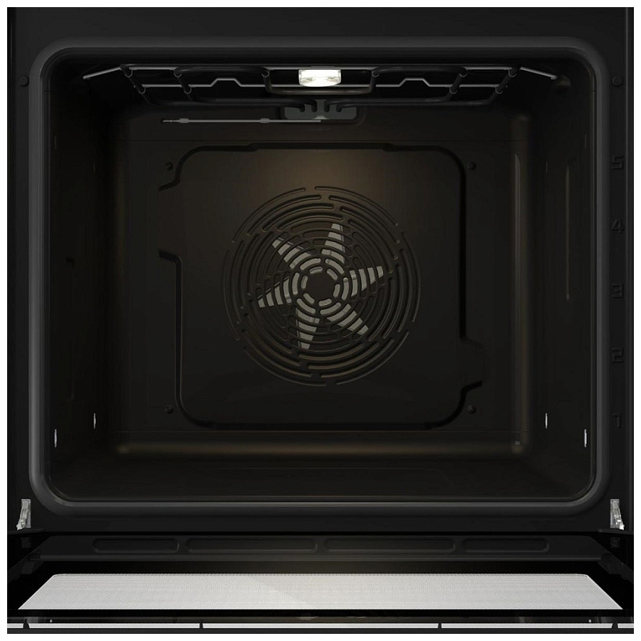 Духовой шкаф Gorenje BO6735E02XK (Essential / 77 л / до 300 °C / Нерж. сталь, стекло / AquaClean / PerfectGrill / съемные направляющие / А / IconLED)