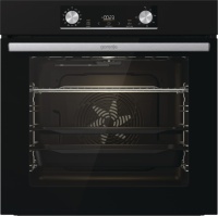 Духовой шкаф Gorenje BOSX6737E03B (Essential / 77 л / до 300 °C / Чёрный, стекло / AquaClean / PerfectGrill / съемные направляющие / А / IconLED)