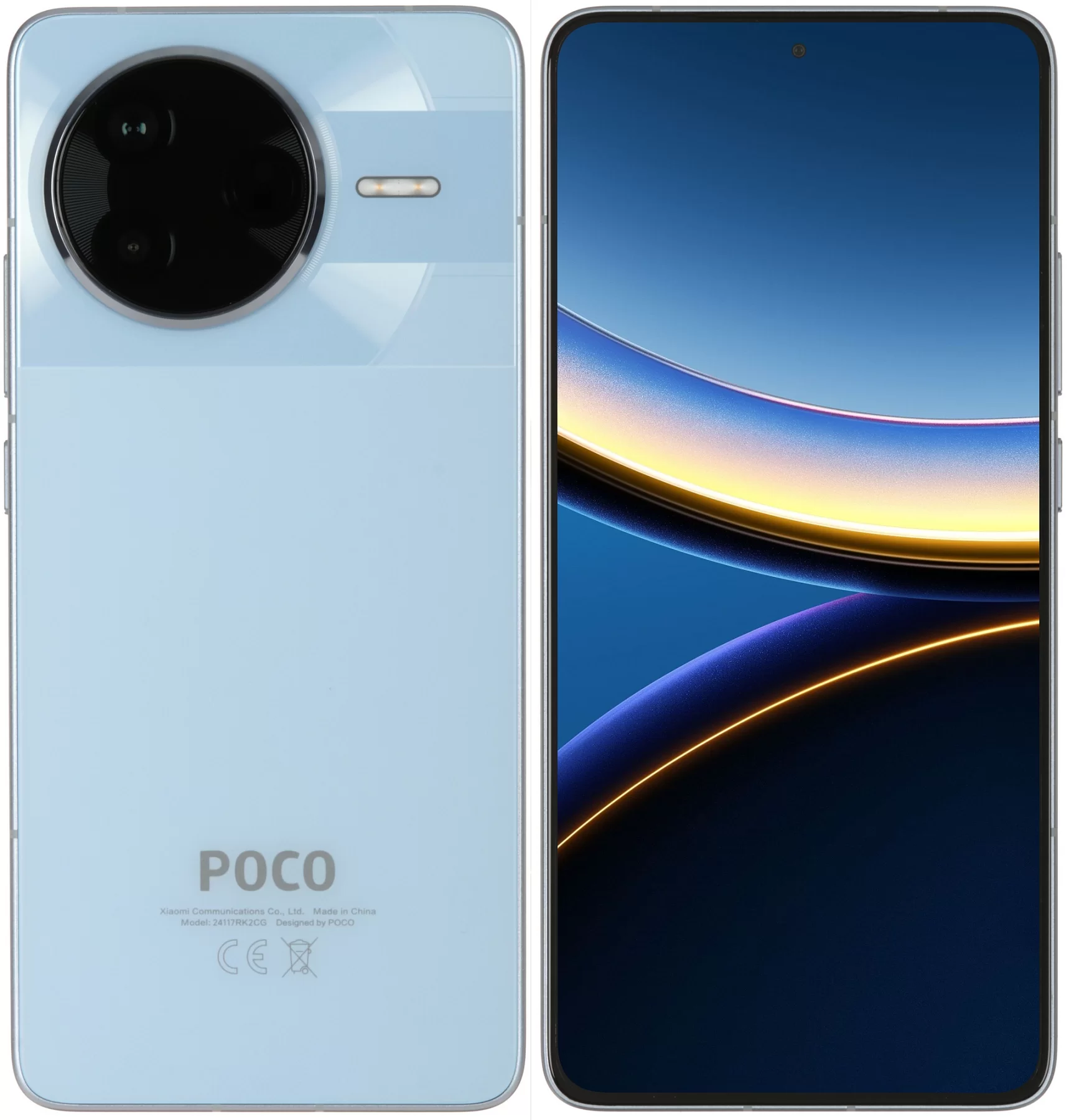 Смартфон POCO F7 Pro 12/512 ГБ, голубой-0