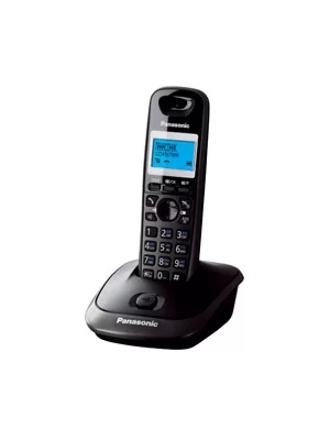 Телефон Panasonic KX-TG2511RUT темно-серый металлик-0