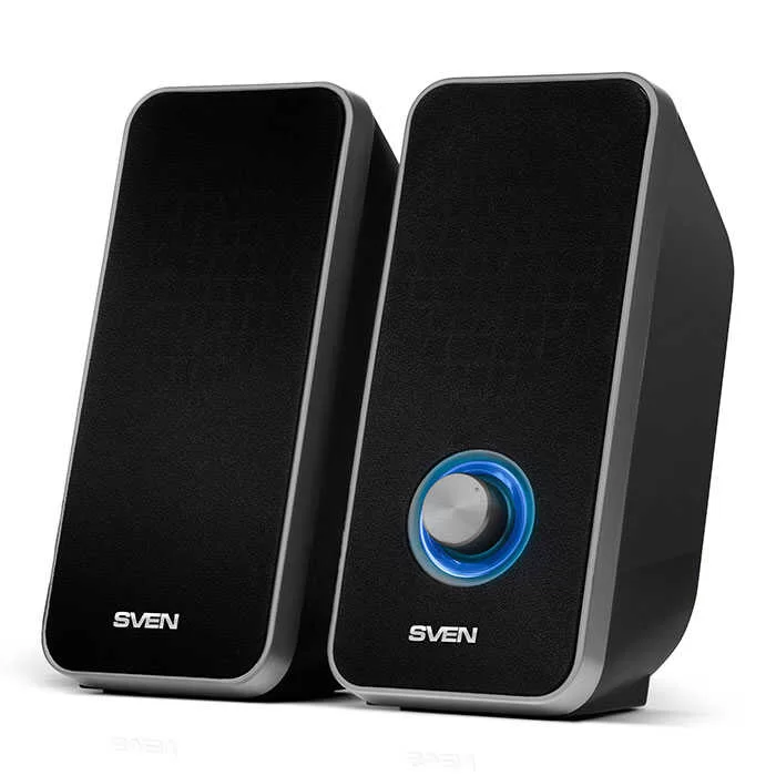 Колонки 2.0 SVEN 325 / 6W / USB-питание / Чёрный / корпус - пластик-0