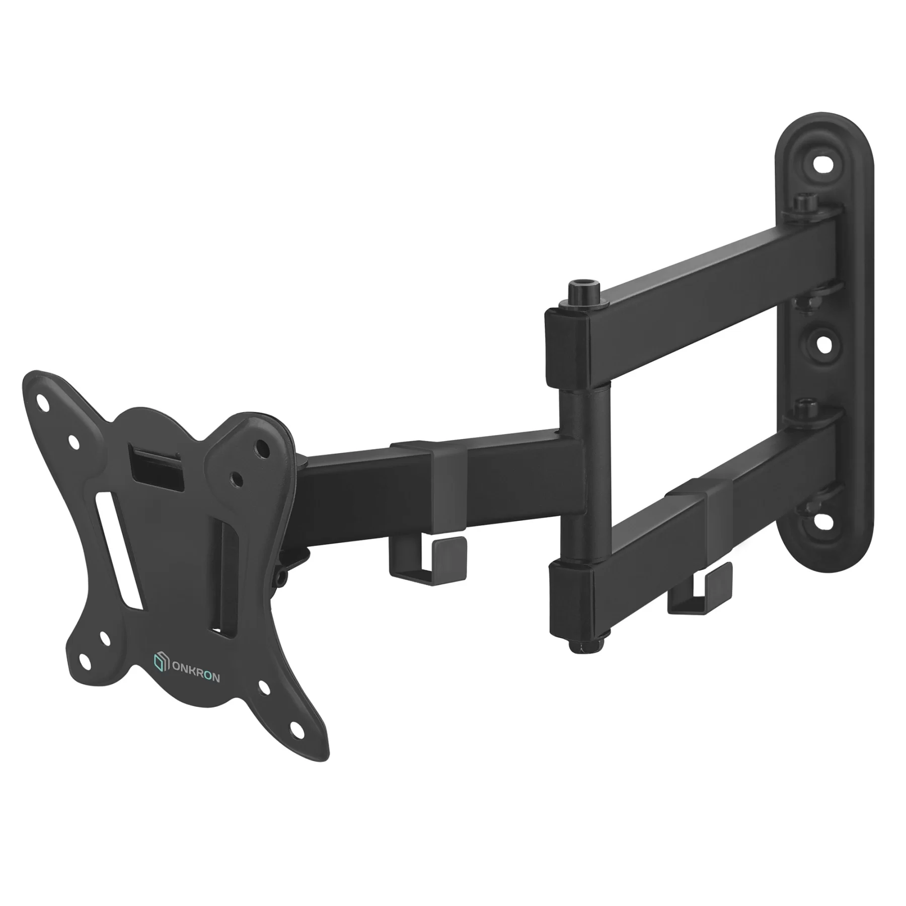 Кронштейн для ТВ ONKRON NP15 чёрный, для 10"-32", наклон 8°, поворот 180°, нагрузка до 25 кг, расстояние до стены 65-408 мм-0