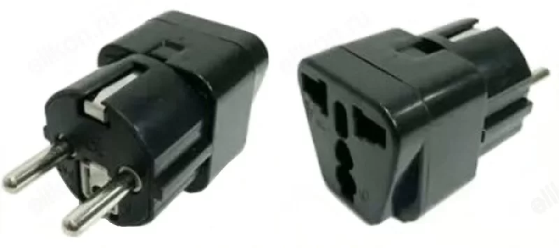 Переходник 220B UK EURO SunWind SW-A120B черный-0