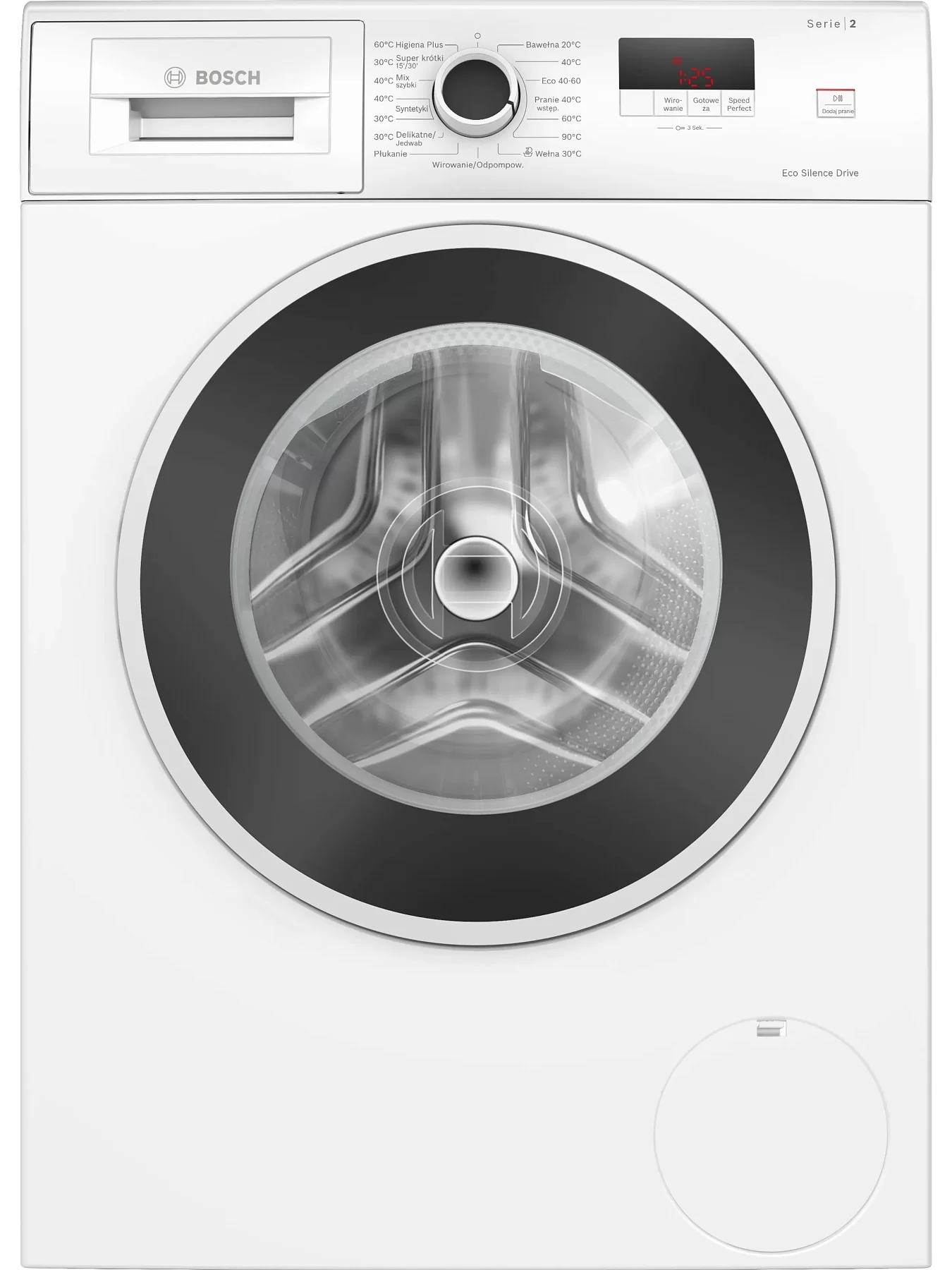 Стиральная машина Bosch WGE03209PL (Serie2 / 58,8-63,2см / 8кг / 1200об / SpeedPerfect / ActiveWater Plus / EcoSilence Drive / A+++)-0