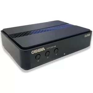Приемник цифровой эфирный DVB-T2 Cadena CDT-2291SB c дисплеем-0