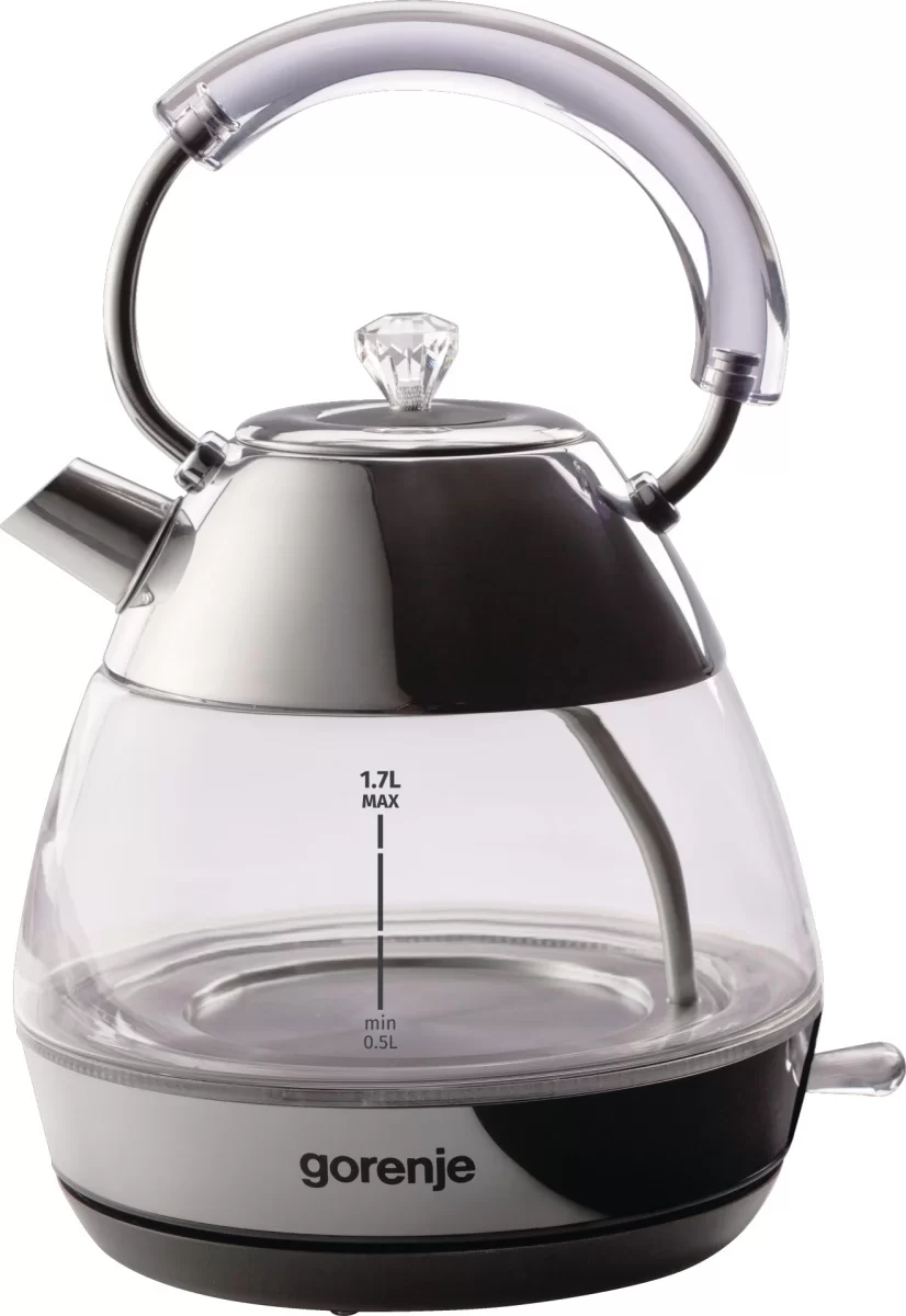 Чайник Gorenje K17GPD (2200Вт / 1,7л / стекло/металл)-0