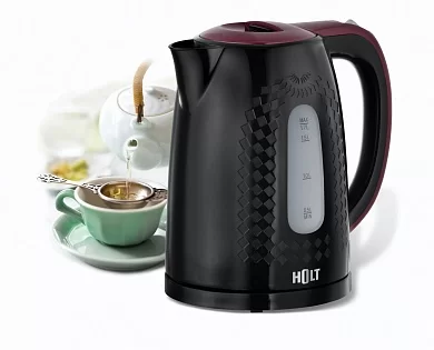 Чайник HOLT HT-KT-013 (2200Вт / 1,7л / пластик / черный)-0
