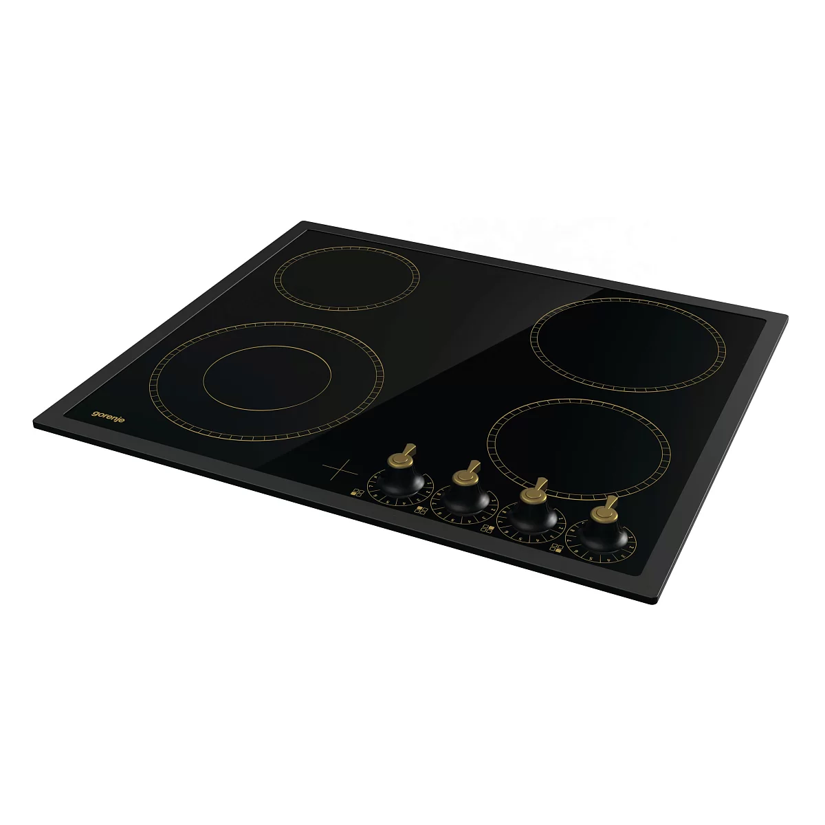 Поверхность электрическая Gorenje EC642CLB (Classico / черный / стеклокерамика / PowerBoost)-2