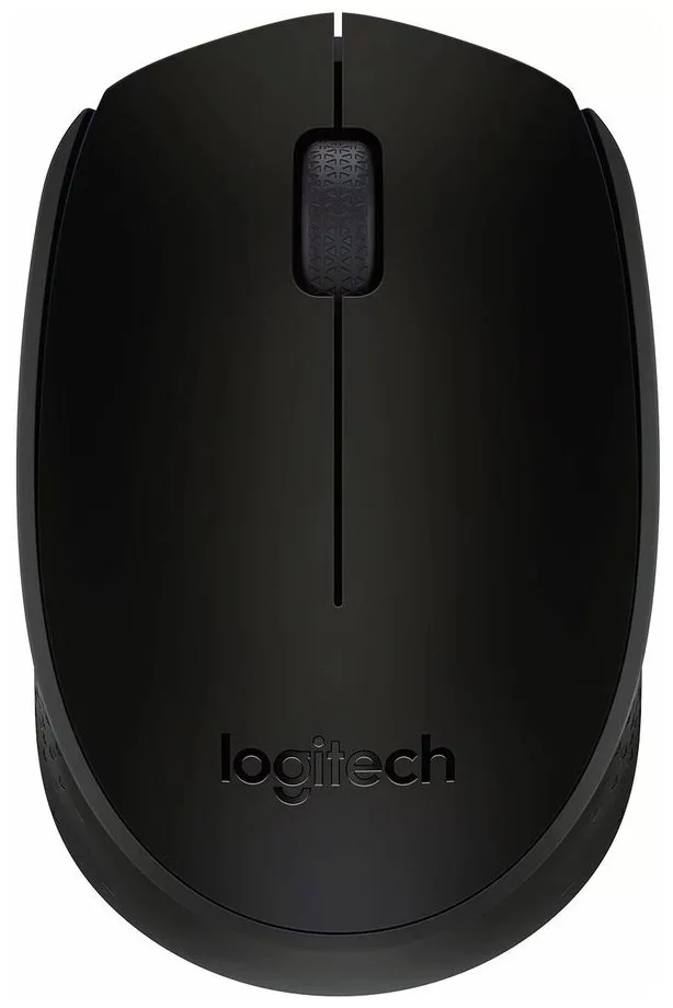Беспроводная мышь Logitech B170, (Радиоканал/1000 dpi), Черная-0