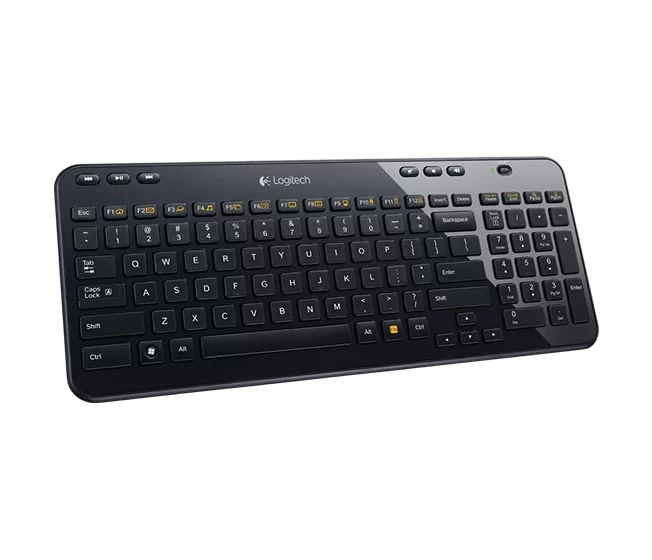 Беспроводная клавиатура Logitech K360, (Полноразмерная), Только английские буквы, Черная-0