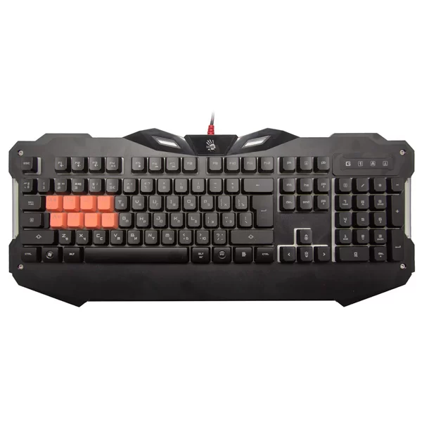 Проводная игровая клавиатура A4Tech Bloody B500N, (Полноразмерная/Мембранная/Кабель 1.8м), Черная-1