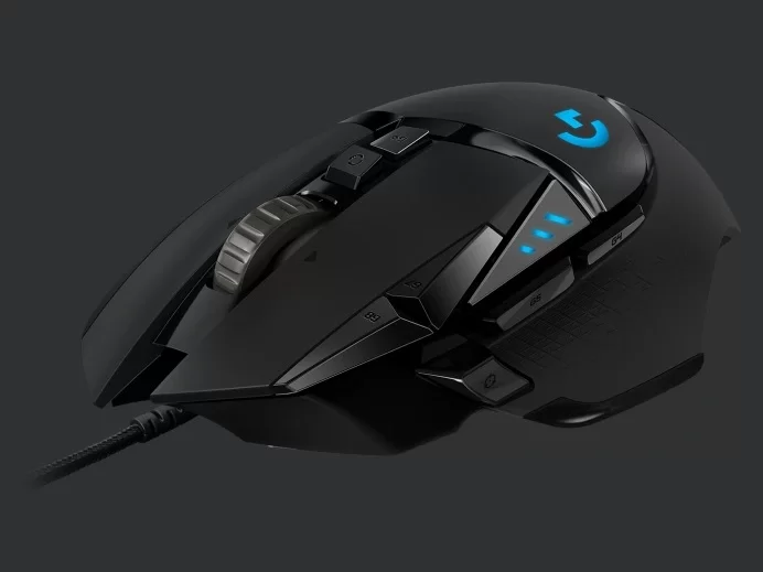Проводная игровая мышь Logitech G502 HERO, (Проводная 2.1м/25600 dpi), Черная-4