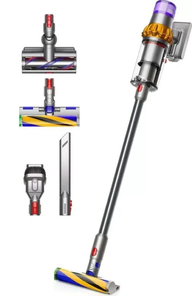 Пылесос Dyson V15 Detect Absolute, yellow/nickel-0