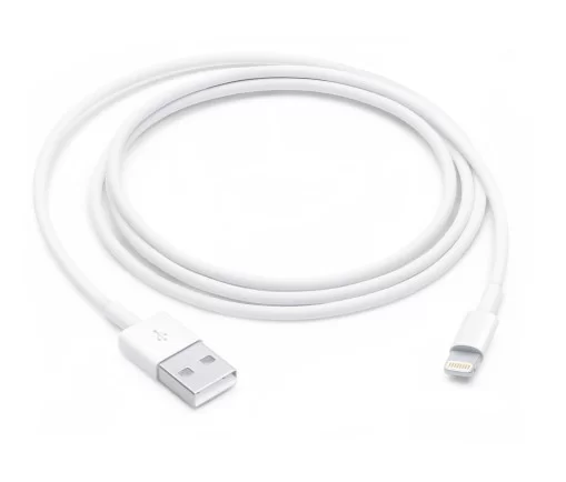 Кабель Apple Lightning - USB, (MFI), 1 метр, Белый-0