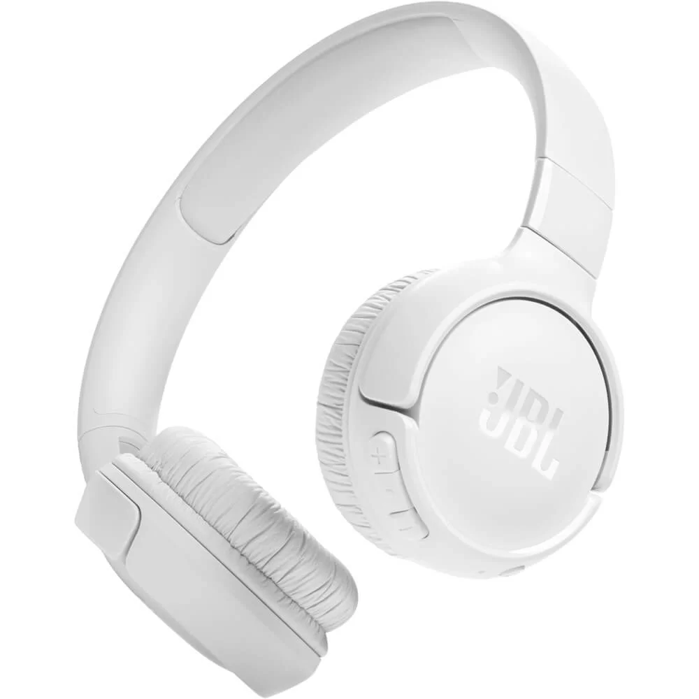Беспроводные наушники JBL T520BT, (Bluetooth 5.3, SBC), Белые-0