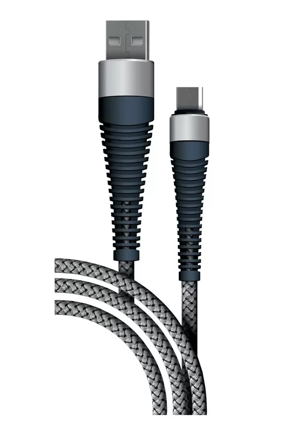 Кабель Borasco Fishbone micro-USB - USB, 1м, Серый-0