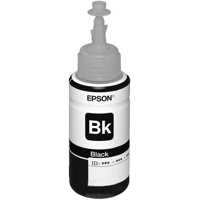 C13T67314A Контейнер Epson L800 Black (ёмкость с чернилами 70мл)-0