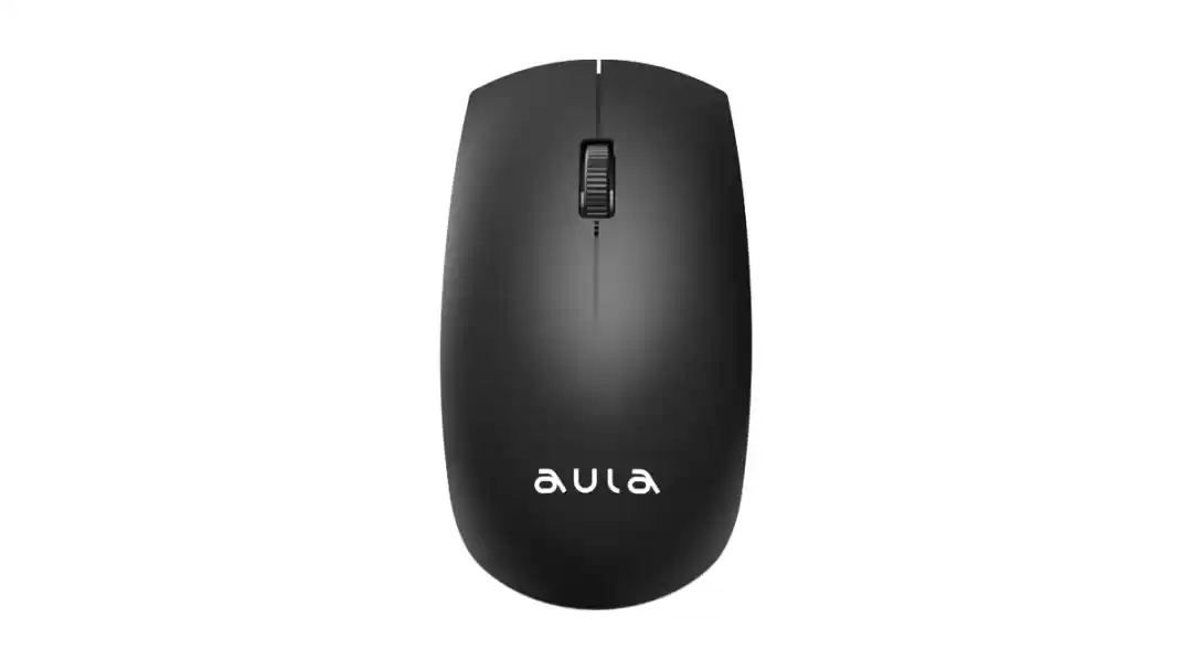 Беспроводная мышь AULA AM201, (Радиоканал/1200 dpi), Черная-0