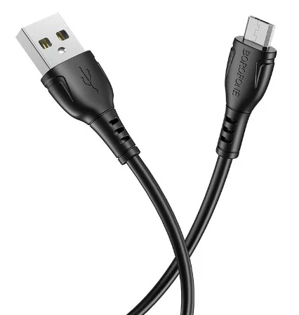 Кабель Borofone BX51 micro-USB - USB, 1м, Черный-0