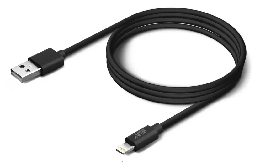 Кабель Borasco Lightning - USB, 1м, Черный-0