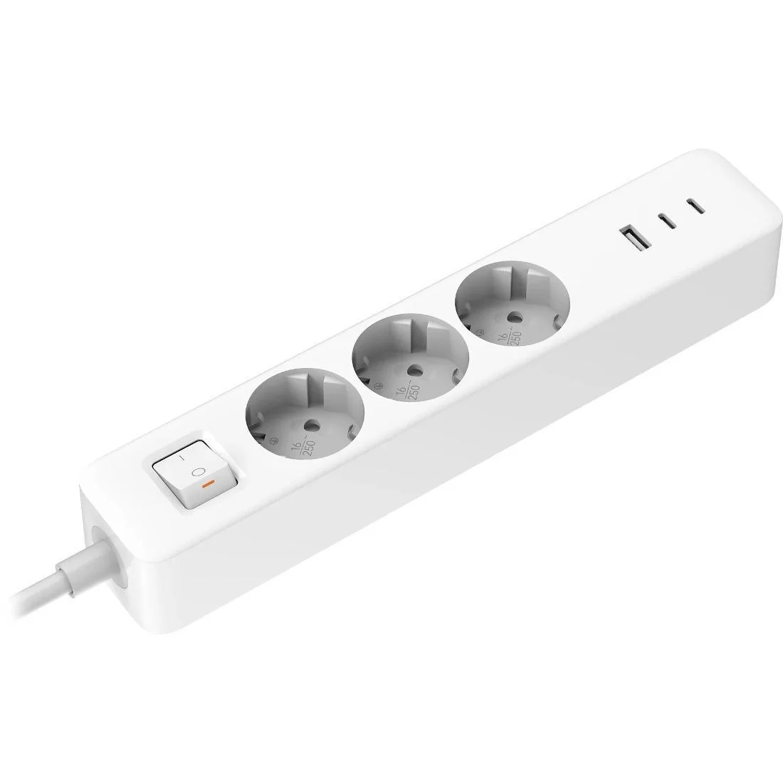 Сетевой фильтр Xiaomi 20W Power Strip (2C1A) (BHR07UKEU)-0