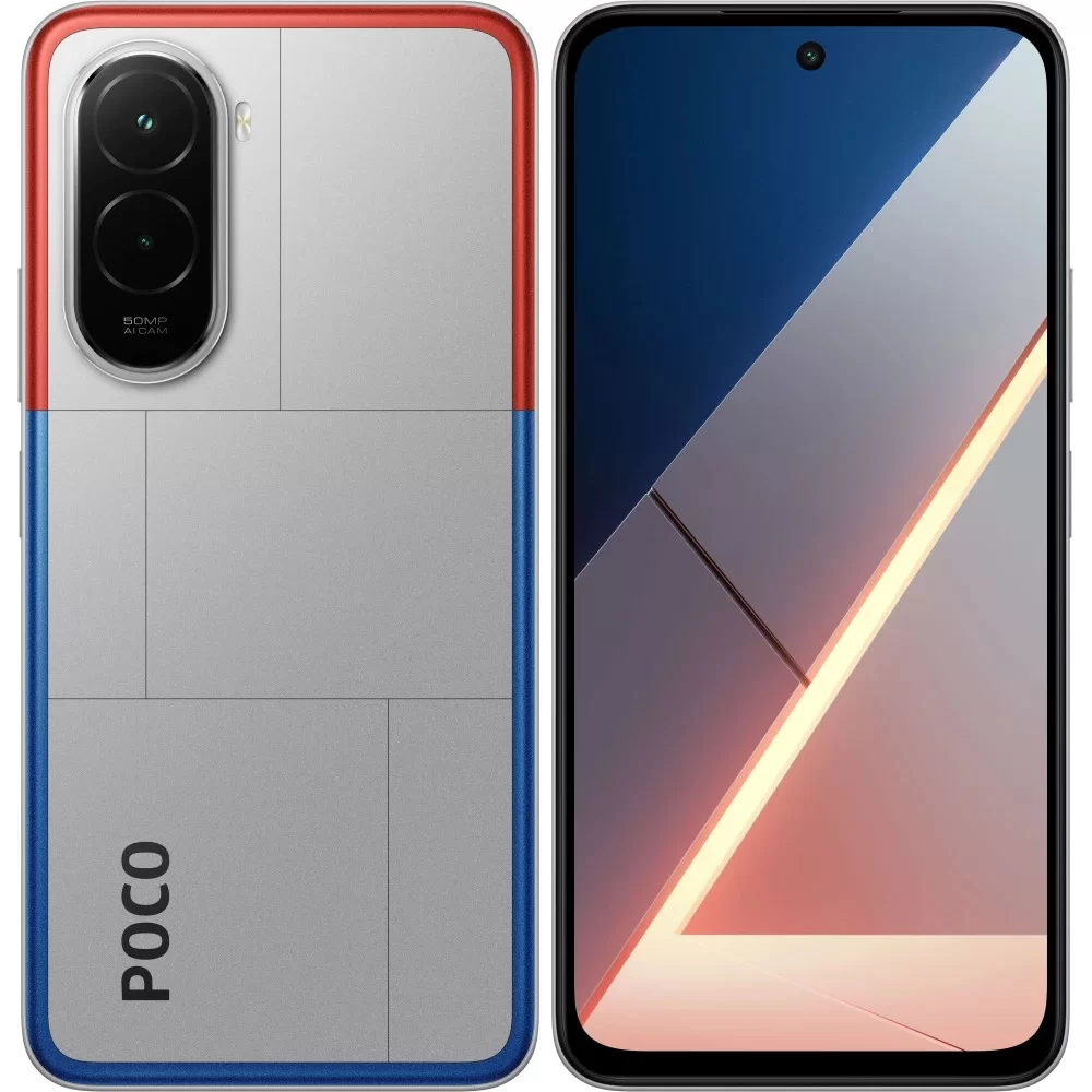 Смартфон POCO M8 5G 8/256 ГБ, серебристый-1