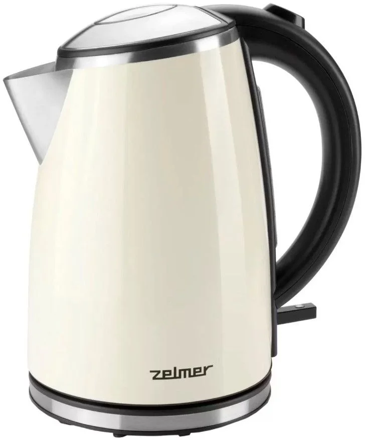 Чайник Zelmer ZCK1274E (2200Вт / 1,7л / металл/бежевый)-0