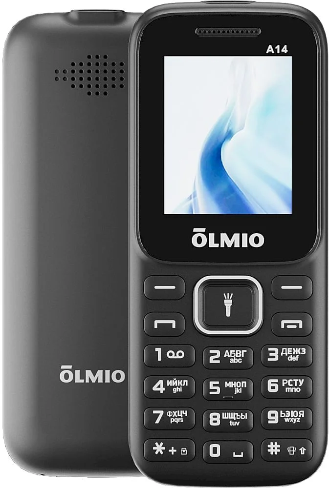 Телефон мобильный Olmio A14, черный-0