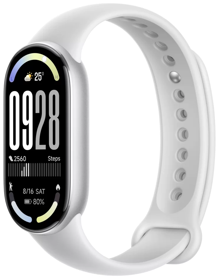 Фитнес-браслет Xiaomi Smart Band 10, серебристый (BHR07PSGL)-0