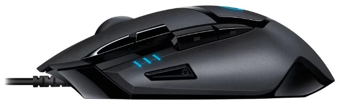 Проводная игровая мышь Logitech G402 Hyperion Fury, (Проводная 2м/4000 dpi), Черная-4