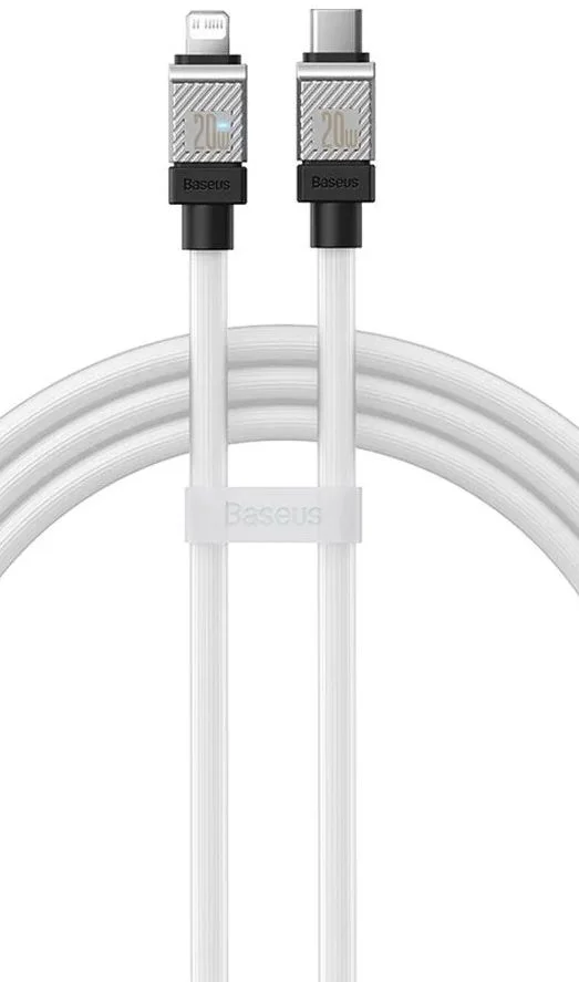Кабель Baseus CoolPlay Series Lightning - USB, 2м, Белый-0