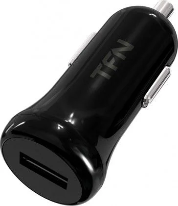 Автомобильное зарядное устройство TFN CC1U1ABK (1 USB/1A) черное-1