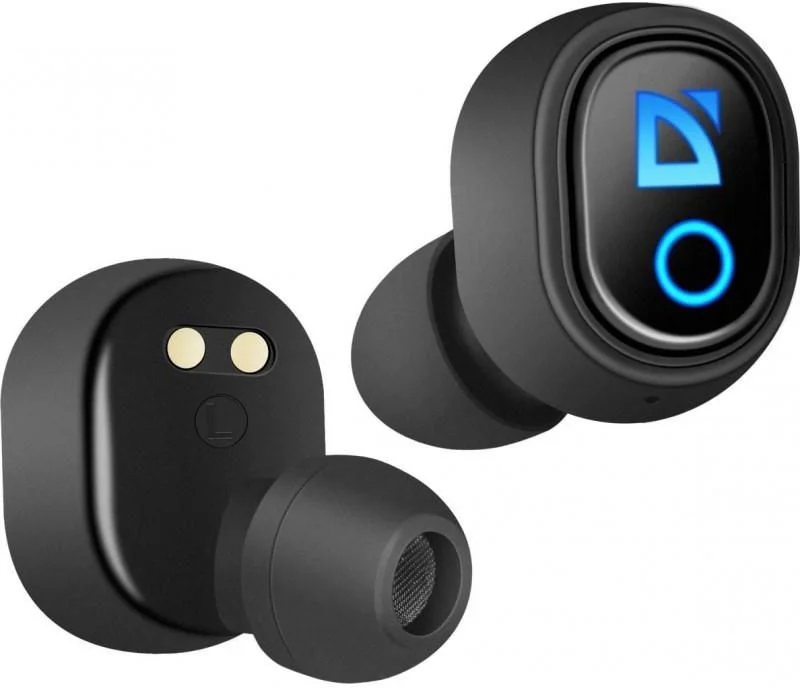 Беспроводные TWS наушники с микрофоном Defender Twins 639 Bluetooth, черный-0