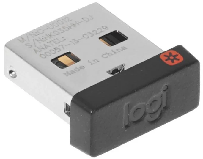 Ресивер USB Logitech Unifying Receiver, черный (910-005933)-0