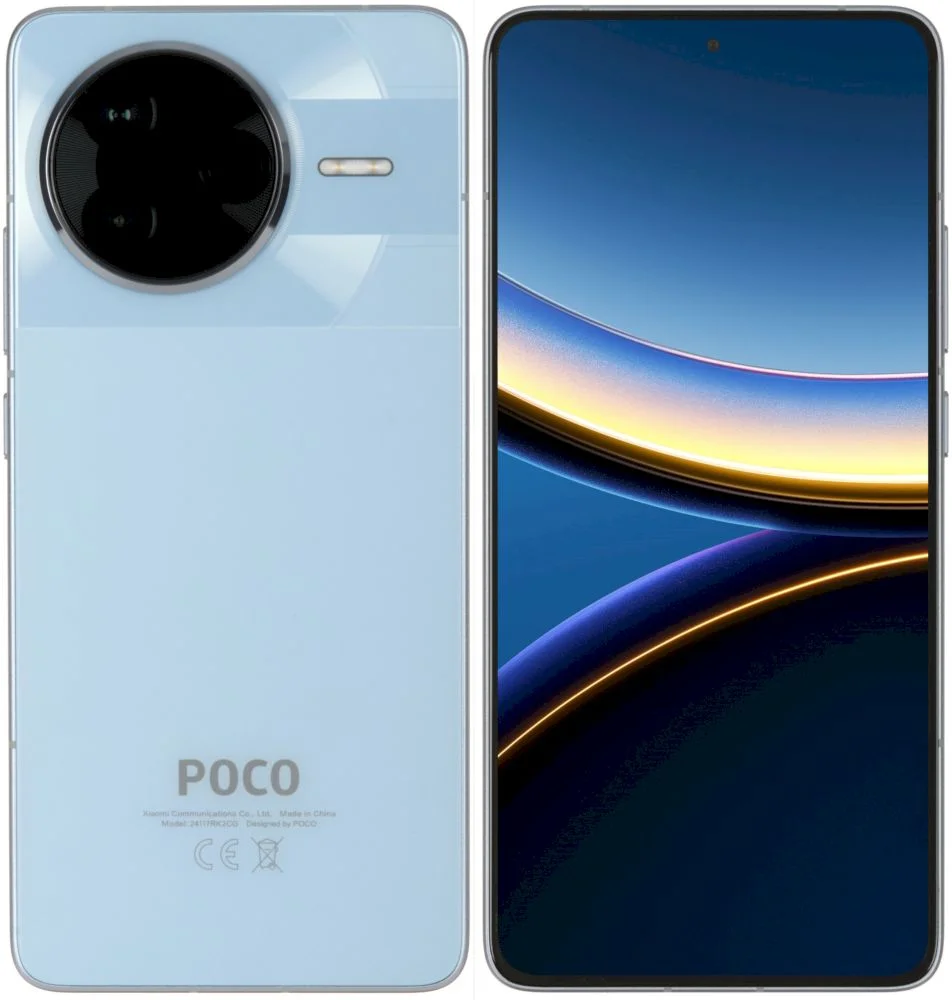 Смартфон POCO F7 Pro 12/512 ГБ, голубой-0