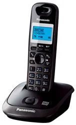 Телефон Panasonic KX-TG2521RUT (темно-серый металлик)-0