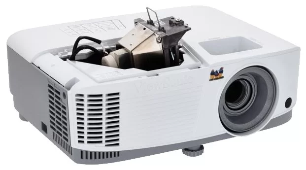 Проектор Viewsonic PA503S/PA503SE 3800 ANSI люмен | SVGA 800x600 | лампа 190W | 22000:1 | 1.19м-13.11м (100"@3.98м)/UK-10