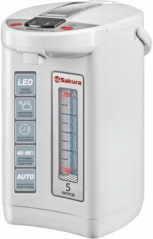 Термопот Sakura SA-1365W (1200 Вт / 5 л)-0