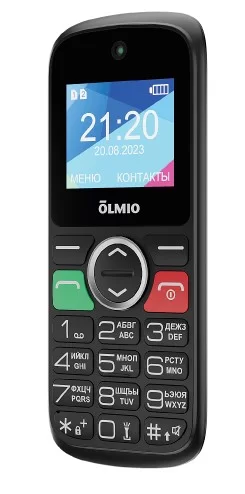 Телефон мобильный Olmio C18, чёрный-0
