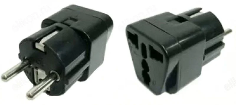 Переходник 220B UK EURO (16A) OT-ELS02 черный-0
