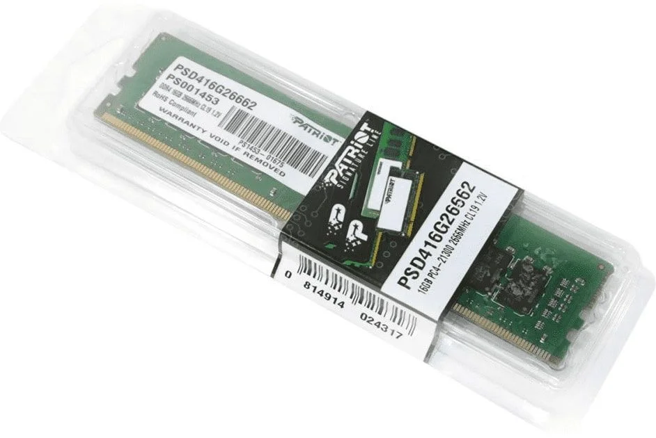 Память DDR4 4Gb 2666MHz Patriot PSD44G266681-0