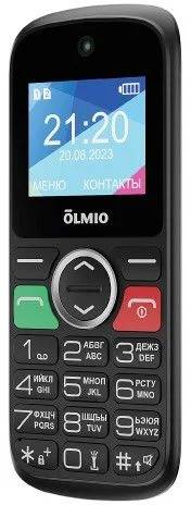 Телефон мобильный Olmio C18, чёрный-0