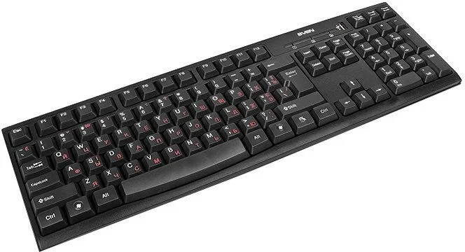 Клавиатура SVEN Standart 304* USB+HUB, черный-2