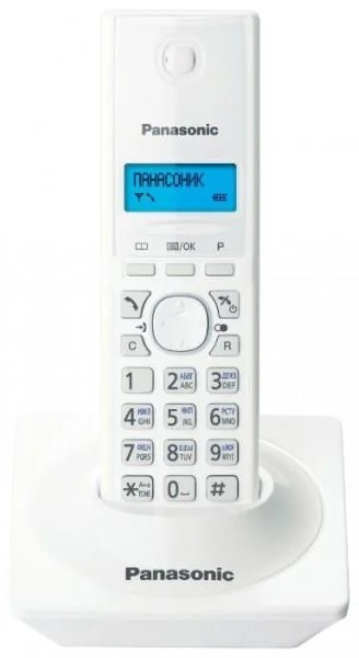 Телефон Panasonic KX-TG1711RUW белый-0