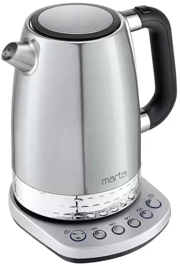 Чайник MARTA MT-4572 (2200Вт / 1,8л / металл / контроль температуры)-0